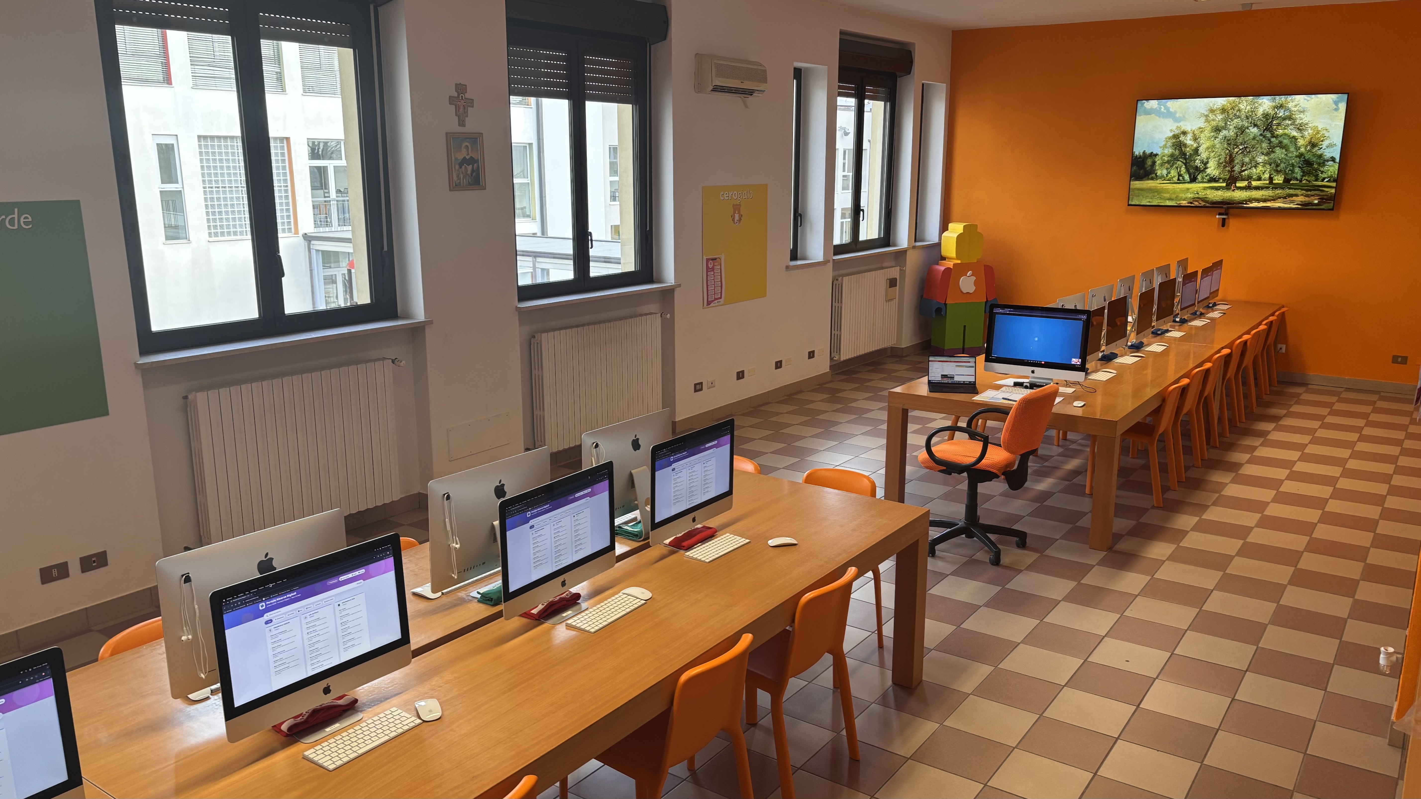 Vista panoramica del laboratorio