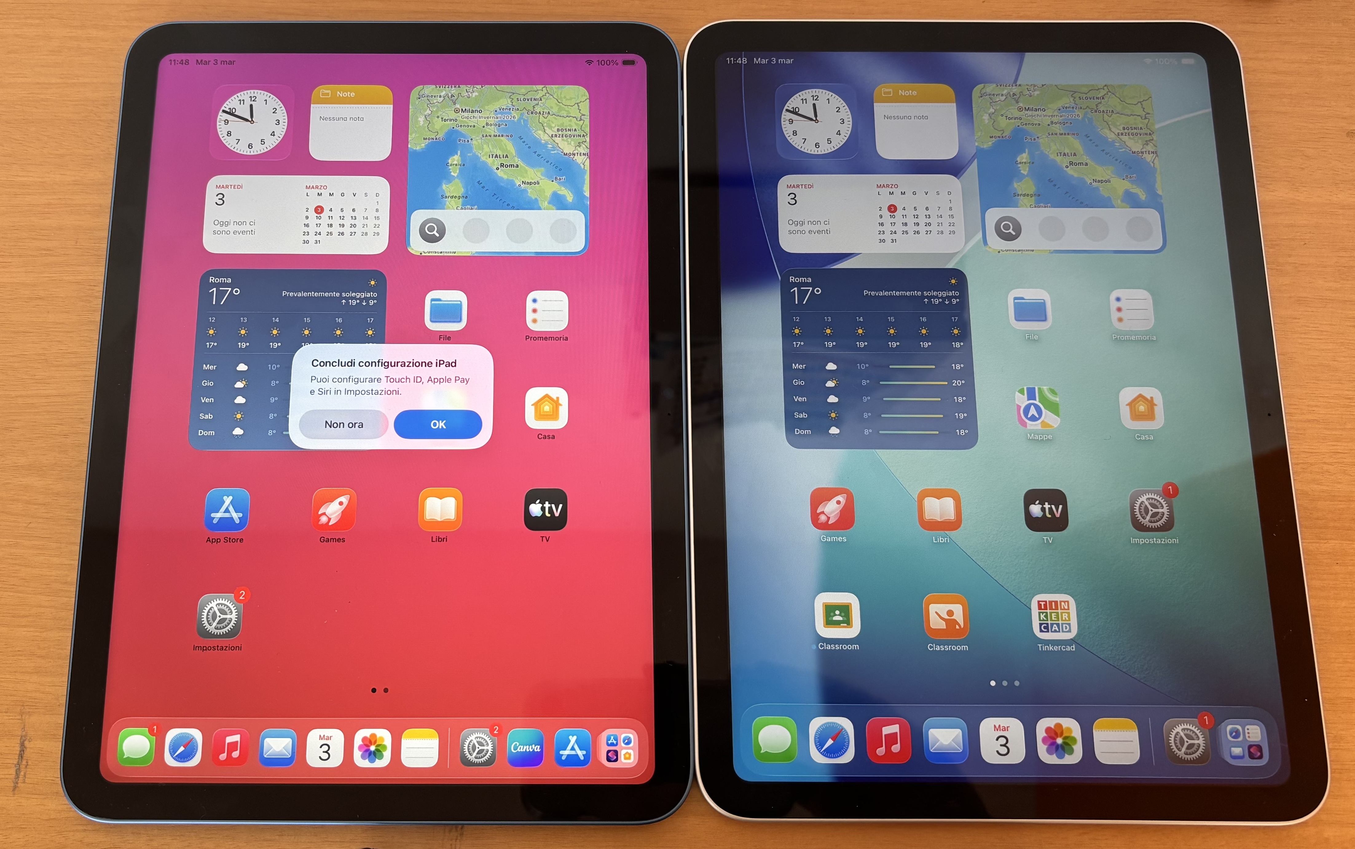 iPad con configurazione didattica
